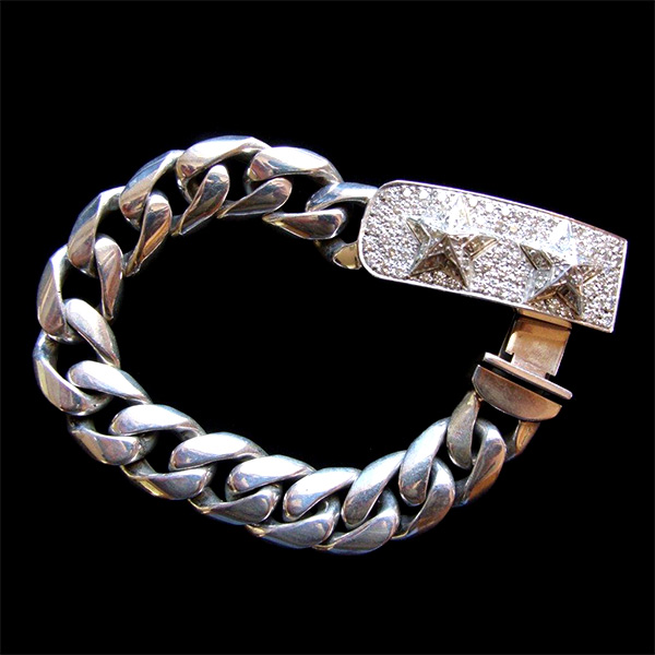 Star ID Bracelet / Pave Diamond
